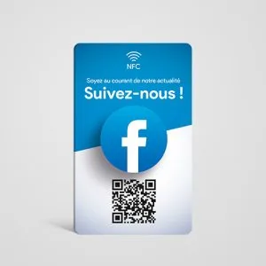 Carte NFC Facebook