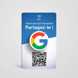 Carte NFC Avis Google