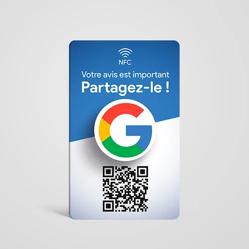 Carte NFC Avis Google