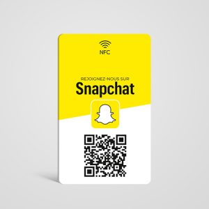 Carte NFC Snapchat