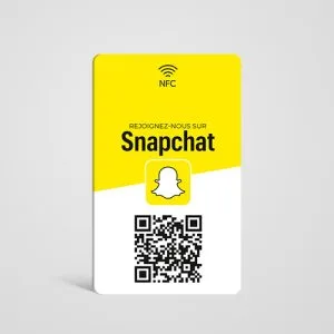 Carte NFC Snapchat