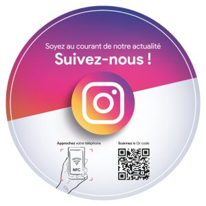 Stickers NFC Instagram