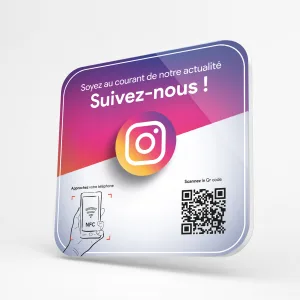 Plaque NFC Instagram
