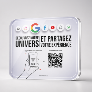 Plaque NFC PRO tout-en-un