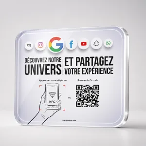 Plaque NFC PRO tout-en-un