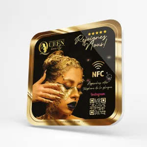 Plaque NFC Personnalisée