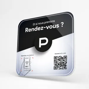 Plaque NFC RDV Planity