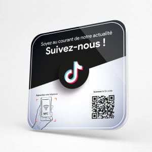 Plaque NFC Tiktok