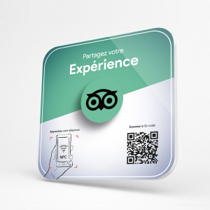 Plaque NFC Tripadvisor