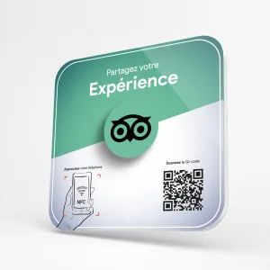 Plaque NFC Tripadvisor