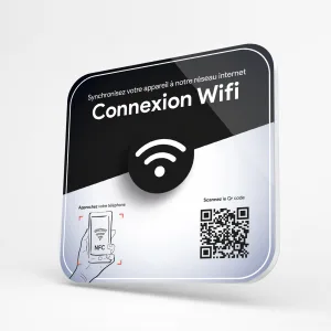 Plaque NFC Wifi
