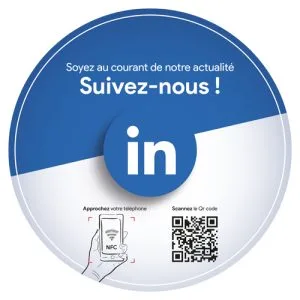 Stickers NFC LinkedIn