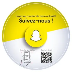 Stickers NFC Snapchat