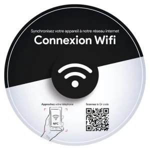 Stickers NFC Wifi