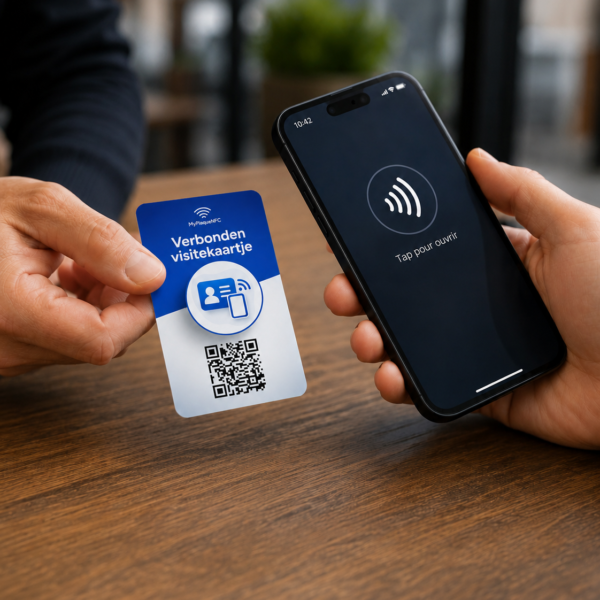 Carte de visite NFC connectée