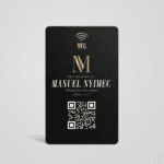 carte de visite NFC personnalisable avec logo et couleurs sur mesure
