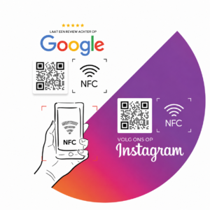 NFC Duo Google/Instagram stickers