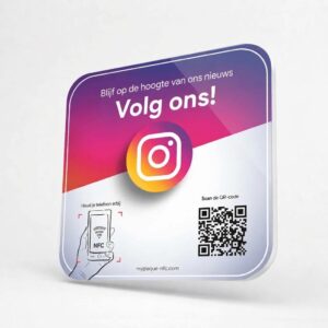 Instagram NFC-bordje