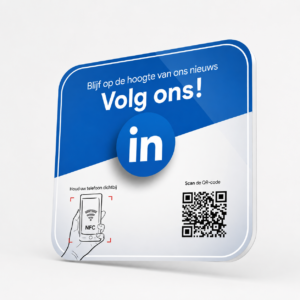 LinkedIn NFC-bordje