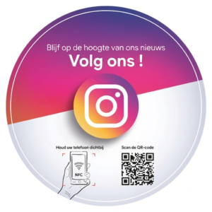 NFC Instagram stickers