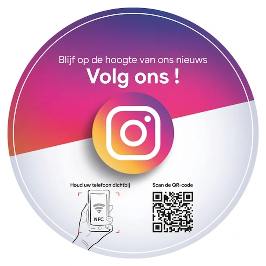 NFC Instagram stickers