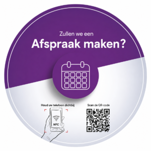 NFC afspraakstickers