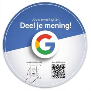 Google review sticker