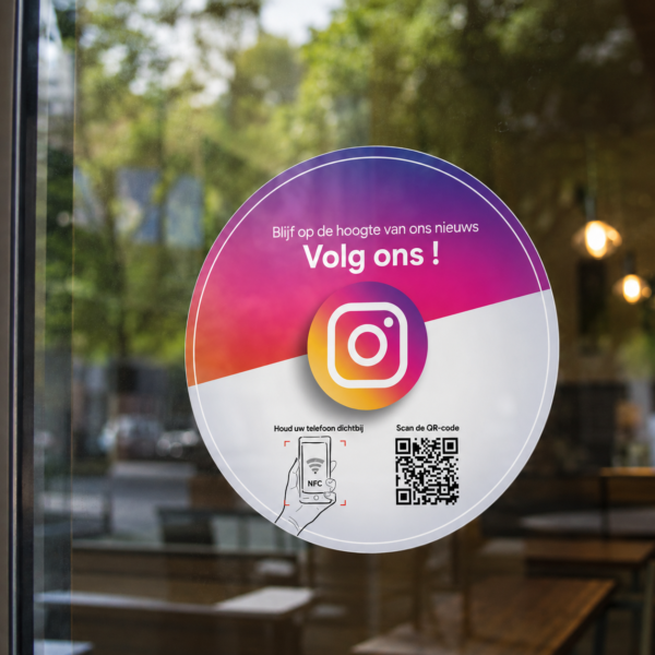 Plaque NFC Instagram