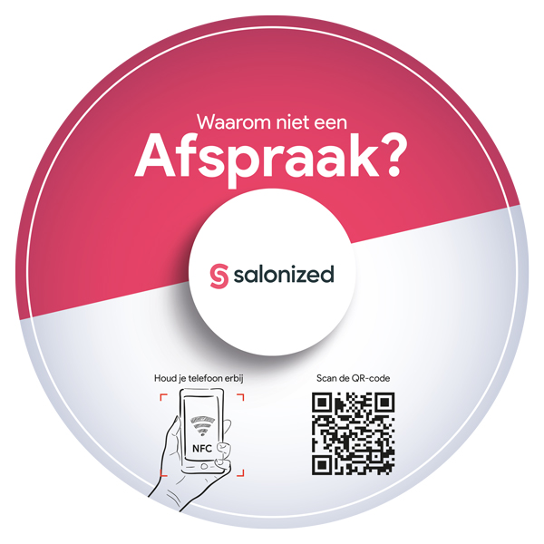 NFC afspraakstickers Salonized