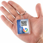 porte-clé NFC avis Google avec QR code