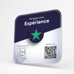 Plaque NFC Trustpilot