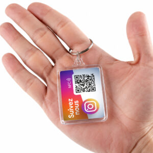 Porte-clé NFC Instagram — votre compte, toujours sur vous