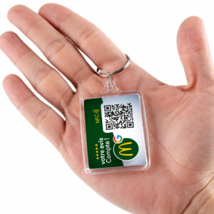 Porte-clé NFC Personnalisé — Votre Logo sur le Trousseau de Vos Clients